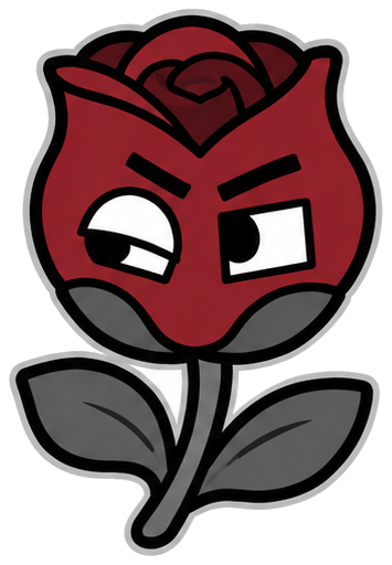 Wine-red rose